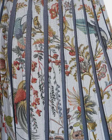 Etro Floral-Print Pleated Short-Sleeve Midi Dress | Thumbnail 10 Etro Floral-Print Pleated Short-Sleeve Midi Dress | Thumbnail 10
