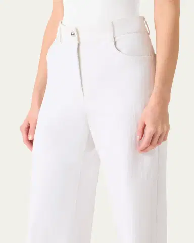 Akris punto Cooper Wide-Leg Denim Pants | Thumbnail 5 Akris punto Cooper Wide-Leg Denim Pants | Thumbnail 5