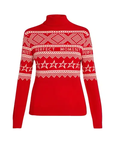 Perfect Moment Intarsia-Knit Merino Wool Turtleneck Sweater | Thumbnail 1 Perfect Moment Intarsia-Knit Merino Wool Turtleneck Sweater | Thumbnail 1
