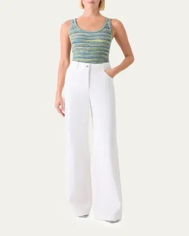 Akris punto Space-Dye Merino Rib Knit Tank Top | Thumbnail 2