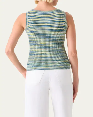 Akris punto Space-Dye Merino Rib Knit Tank Top | Thumbnail 3
