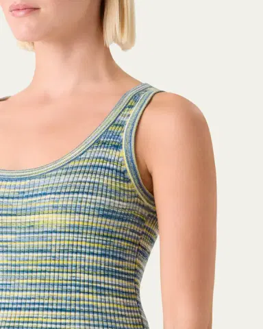 Akris punto Space-Dye Merino Rib Knit Tank Top | Thumbnail 5