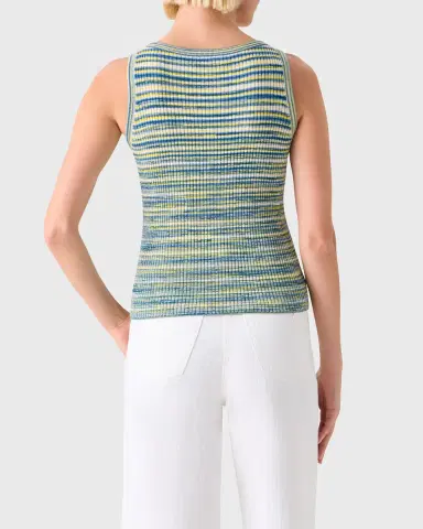 Akris punto Space-Dye Merino Rib Knit Tank Top | Thumbnail 7