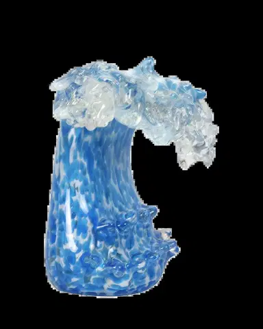 Dale Tiffany Laguna Wave Art Glass Sculpture | Thumbnail 2 Dale Tiffany Laguna Wave Art Glass Sculpture | Thumbnail 2