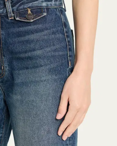 Nili Lotan Edira High-Rise Wide-Leg Jeans | Thumbnail 5 Nili Lotan Edira High-Rise Wide-Leg Jeans | Thumbnail 5