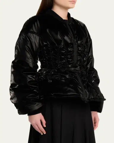 Junya Watanabe Cinched Ruched Jacket | Thumbnail 4 Junya Watanabe Cinched Ruched Jacket | Thumbnail 4