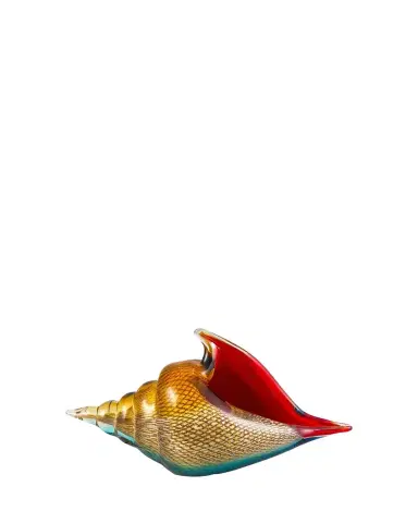 Dale Tiffany Oceanside Sea Shell Art Glass Sculpture | Thumbnail 1