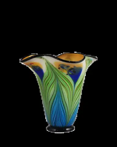 Dale Tiffany Kalima Decorative Art Glass Vase | Thumbnail 2