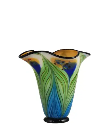 Dale Tiffany Kalima Decorative Art Glass Vase | Thumbnail 1