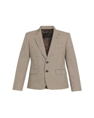 Nili Lotan Ysee Houndstooth Wool Single-Breasted Blazer Jacket | Thumbnail 1 Nili Lotan Ysee Houndstooth Wool Single-Breasted Blazer Jacket | Thumbnail 1