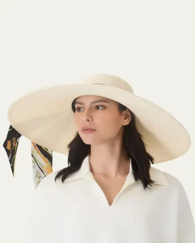Eugenia Kim Sunny Satin Scarf Sun Hat | Thumbnail 4 Eugenia Kim Sunny Satin Scarf Sun Hat | Thumbnail 4