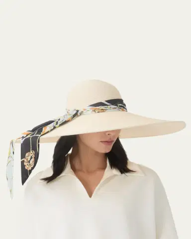 Eugenia Kim Sunny Satin Scarf Sun Hat | Thumbnail 5 Eugenia Kim Sunny Satin Scarf Sun Hat | Thumbnail 5