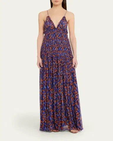 Ulla Johnson Atrani Floral Silk Chiffon Maxi Dress | Thumbnail 2 Ulla Johnson Atrani Floral Silk Chiffon Maxi Dress | Thumbnail 2