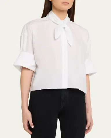 TWP Tie One On Superfine Cotton Shirt | Thumbnail 4 TWP Tie One On Superfine Cotton Shirt | Thumbnail 4