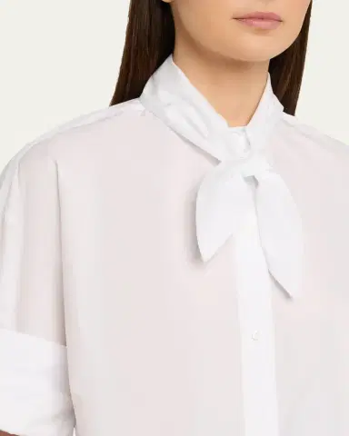TWP Tie One On Superfine Cotton Shirt | Thumbnail 5 TWP Tie One On Superfine Cotton Shirt | Thumbnail 5