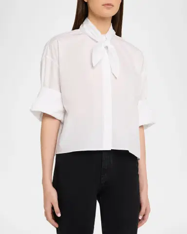 TWP Tie One On Superfine Cotton Shirt | Thumbnail 8 TWP Tie One On Superfine Cotton Shirt | Thumbnail 8