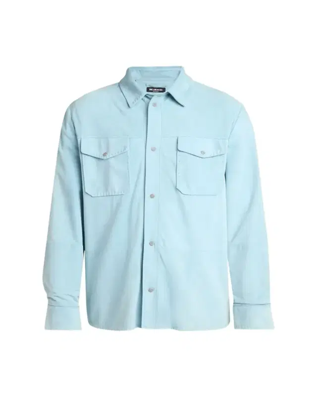 Men's Suede Snap-Front Shirt