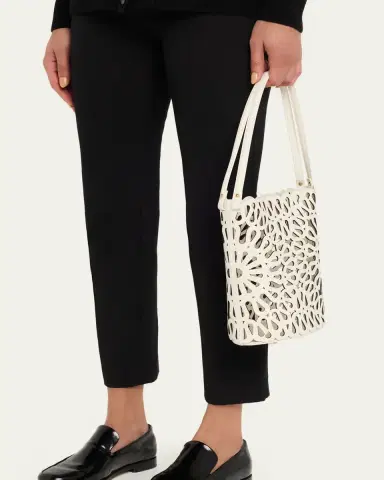 Simkhai McCall Laser Cutout Leather Shoulder Bag | Thumbnail 2 Simkhai McCall Laser Cutout Leather Shoulder Bag | Thumbnail 2