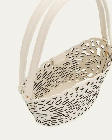 Simkhai McCall Laser Cutout Leather Shoulder Bag | Thumbnail 4 Simkhai McCall Laser Cutout Leather Shoulder Bag | Thumbnail 4