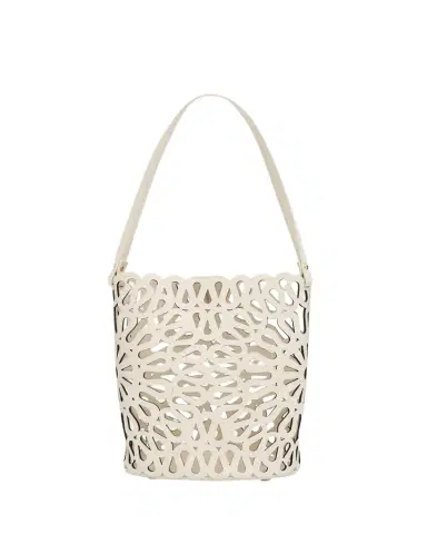 Simkhai McCall Laser Cutout Leather Shoulder Bag | Thumbnail 1 Simkhai McCall Laser Cutout Leather Shoulder Bag | Thumbnail 1