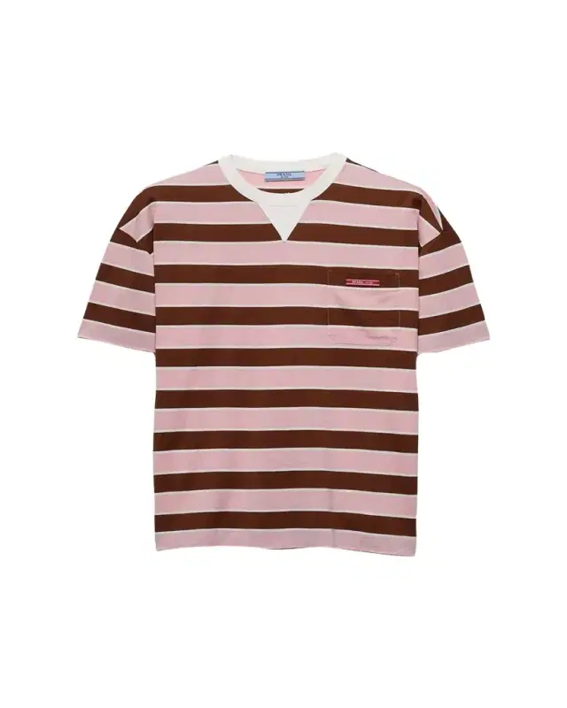 Striped Jersey Short-Sleeve T-Shirt