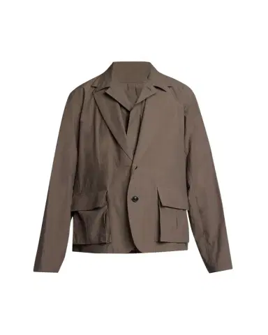 sacai Men's Cotton Layered Shirt Jacket | Thumbnail 1