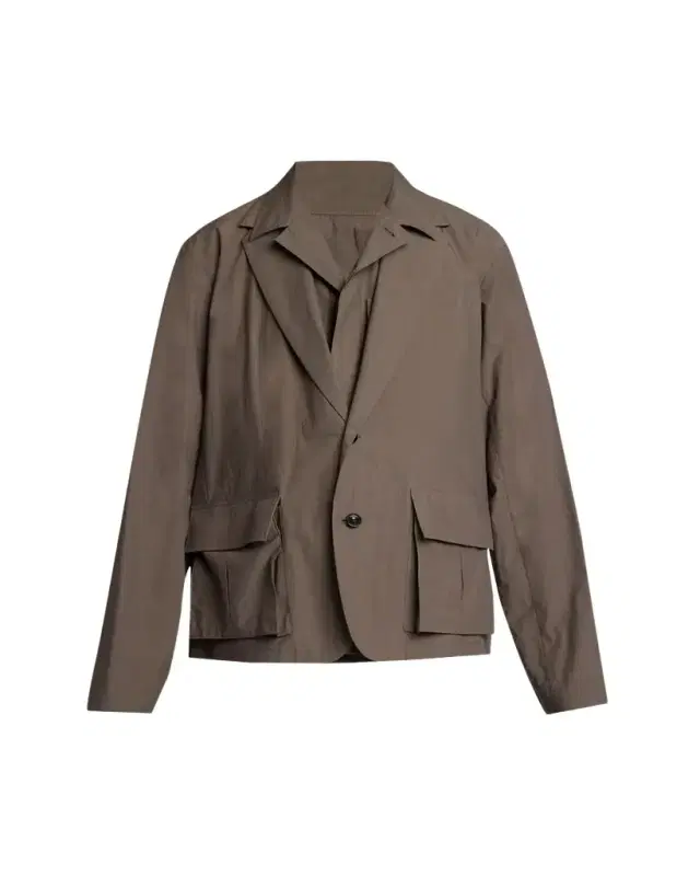 Men's Cotton Layered Shirt Jacket