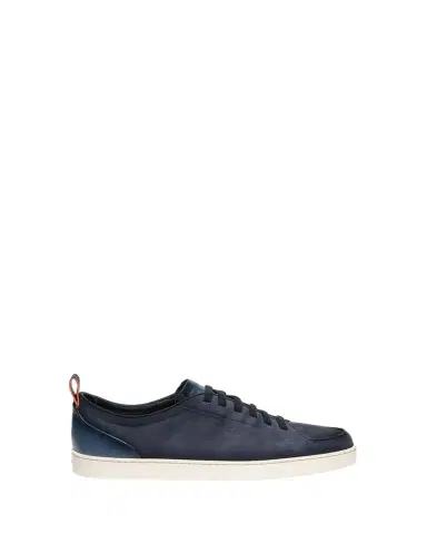 Santoni Men's Off Duty Burnished Suede Low-Top Sneakers | Thumbnail 1 Santoni Men's Off Duty Burnished Suede Low-Top Sneakers | Thumbnail 1