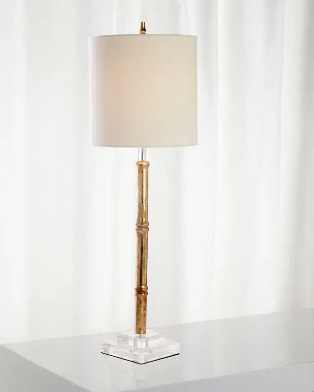 Old World Design Bamboo Lamp