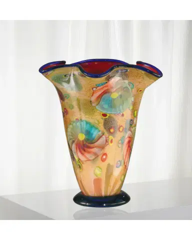Dale Tiffany Coast Sand Decorative Art Glass Vase | Thumbnail 2