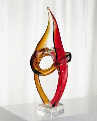 Dale Tiffany Copeland Decorative Art Glass Sculpture | Thumbnail 1 Dale Tiffany Copeland Decorative Art Glass Sculpture | Thumbnail 1