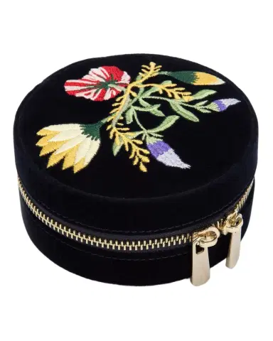 Wolf Zoe Round Travel Jewelry Case | Thumbnail 1 Wolf Zoe Round Travel Jewelry Case | Thumbnail 1