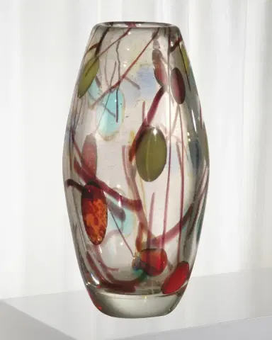 Dale Tiffany Lesley Art Glass Vase | Thumbnail 1 Dale Tiffany Lesley Art Glass Vase | Thumbnail 1