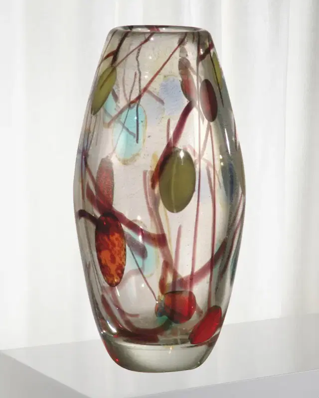 Dale Tiffany Lesley Art Glass Vase