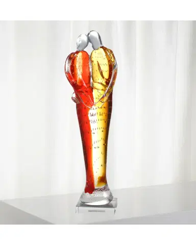 Dale Tiffany Couple Art Glass Figurine | Thumbnail 2 Dale Tiffany Couple Art Glass Figurine | Thumbnail 2