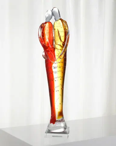 Dale Tiffany Couple Art Glass Figurine | Thumbnail 1 Dale Tiffany Couple Art Glass Figurine | Thumbnail 1
