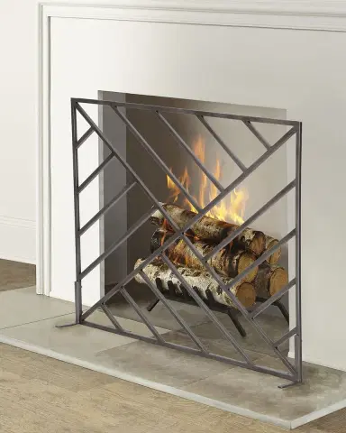 Old World Design Palmetto Fire Screen | Thumbnail 1