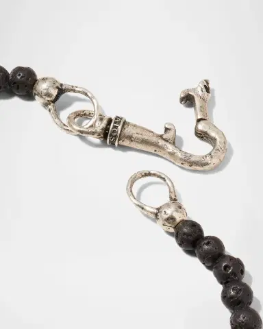 John Varvatos Men 's Skull Beaded Bracelet | Thumbnail 4