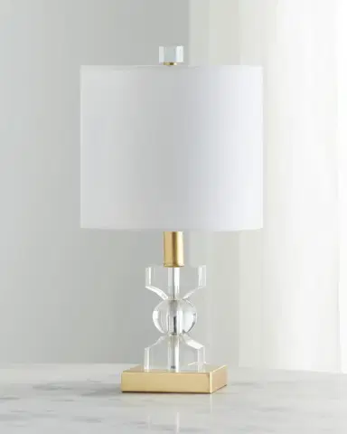 Old World Design Mini Crystal Kingston Lamp | Thumbnail 1