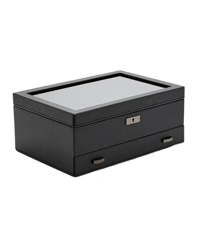 WOLF Axis 10-Piece Watch Box with Drawer