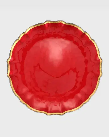 Vietri Baroque Glass Dinner Plate | Thumbnail 2 Vietri Baroque Glass Dinner Plate | Thumbnail 2