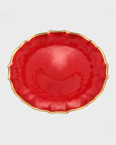 Vietri Baroque Glass Dinner Plate | Thumbnail 3 Vietri Baroque Glass Dinner Plate | Thumbnail 3