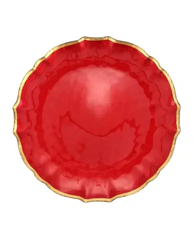 Vietri Baroque Glass Dinner Plate | Thumbnail 1 Vietri Baroque Glass Dinner Plate | Thumbnail 1