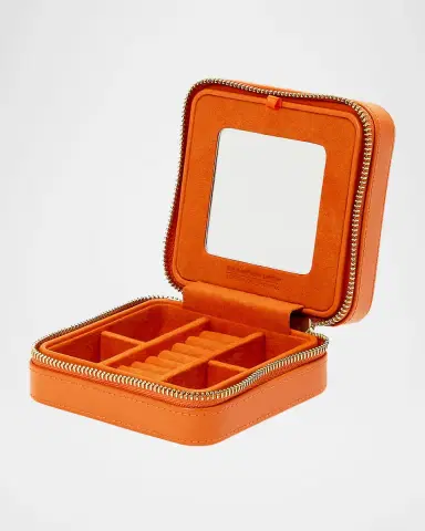 Wolf Maria Square Quilted Zip Jewelry Case | Thumbnail 2 Wolf Maria Square Quilted Zip Jewelry Case | Thumbnail 2