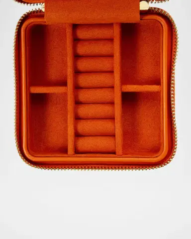 Wolf Maria Square Quilted Zip Jewelry Case | Thumbnail 4 Wolf Maria Square Quilted Zip Jewelry Case | Thumbnail 4
