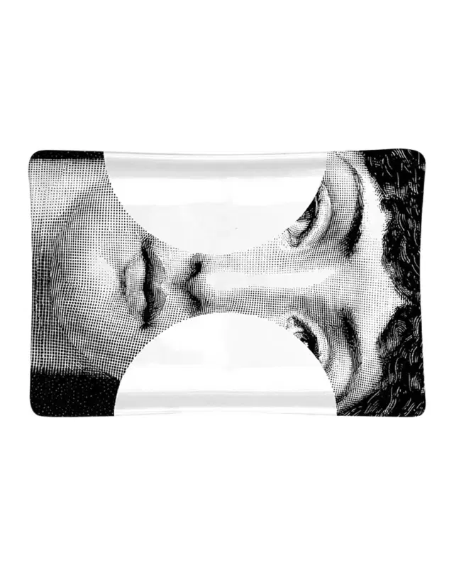 FORNASETTI Rectangular Ashtray - Tema E Variazioni N.149