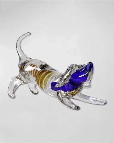 Dale Tiffany Joey Art Glass Dog Sculpture | Thumbnail 3 Dale Tiffany Joey Art Glass Dog Sculpture | Thumbnail 3