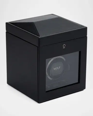 Wolf British Racing Single Watch Winder with Storage | Thumbnail 2 Wolf British Racing Single Watch Winder with Storage | Thumbnail 2