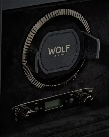 Wolf British Racing Single Watch Winder with Storage | Thumbnail 3 Wolf British Racing Single Watch Winder with Storage | Thumbnail 3