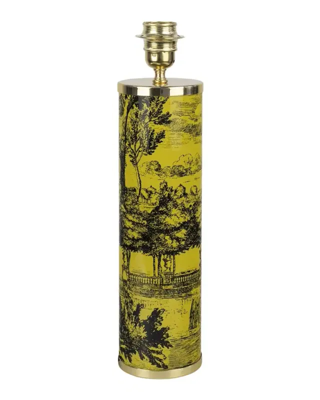 FORNASETTI Giardino Settecentesco 17" Cylindrical Lamp Base